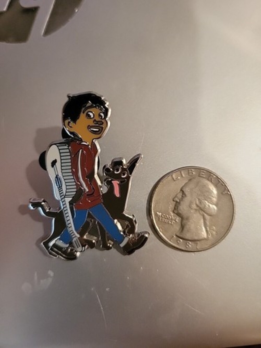 Disney Movie Club VIP pin Coco Miguel and Dante